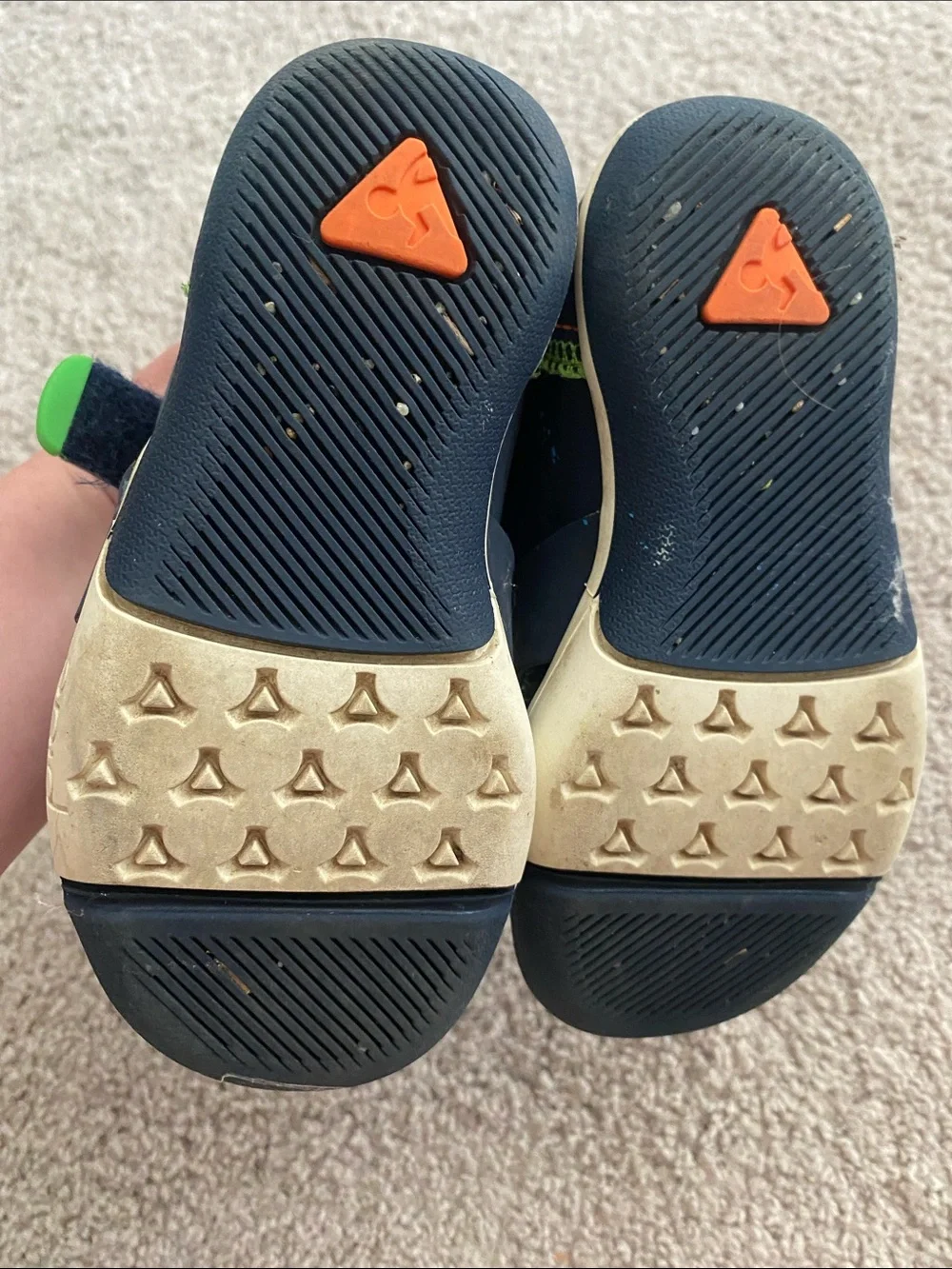 PLAE Navy Blue Kids Closed-Toe Water Sandals toddler size 8.5